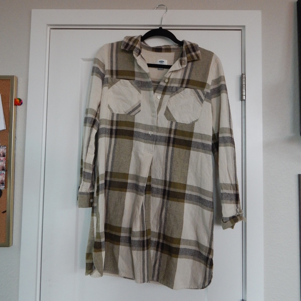 Plaid Shirt Dress